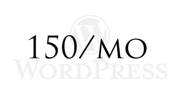 月間最大150WP超の対応実績